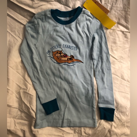 Lazy One, kids unisex 2 piece pyjama set, size 6 - Picture 3 of 5